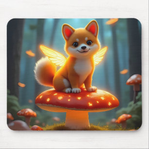 Shiba fairy adventure mouse pad