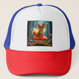 Shiba fairy adventure trucker hat