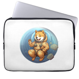 Shiba In Space Astronaut Shiba  9 Laptop Sleeve