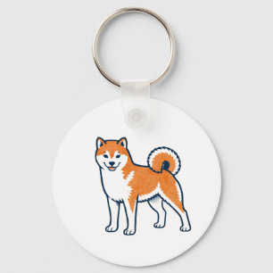 Shiba Inu ー Standing Keychain