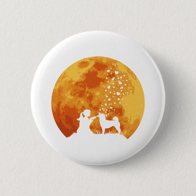 Shiba Inu 2 Inch Round Button (Front)
