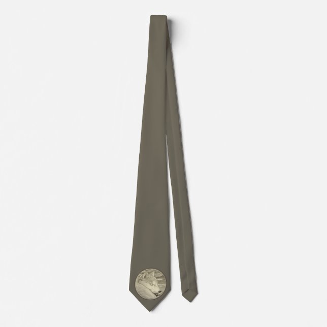 Shiba Inu Art Ties Stylish Dog Lover Ties (Front)