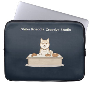 Shiba Inu Bakery Laptop Sleeve