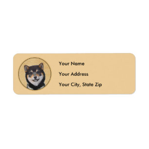 Shiba Inu (Black and Tan) Painting - Dog Art