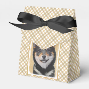 Shiba Inu (Black and Tan) Painting - Dog Art Favor Box