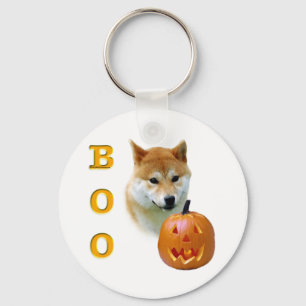 Shiba Inu Boo Keychain