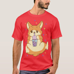 Shiba Inu Bubble Tea Boba Kawaii Dog Premium T-Shirt