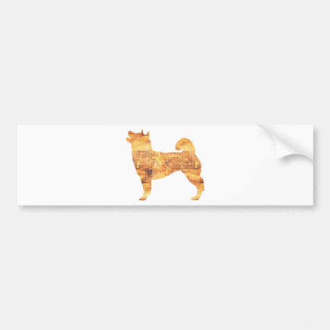 Shiba Inu Bumper Sticker (Front)