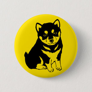 Shiba Inu Chinese Dog Year 2018 Round Button