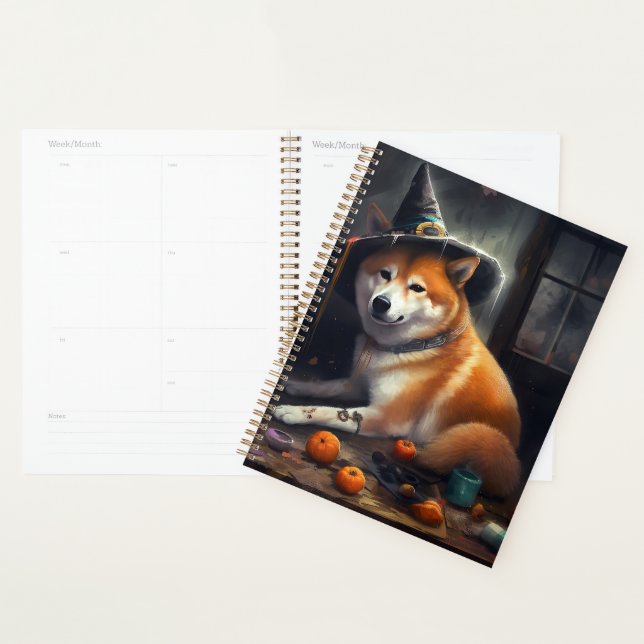 Shiba Inu Citrouilles Halloween effrayant (Devant avec enveloppe)