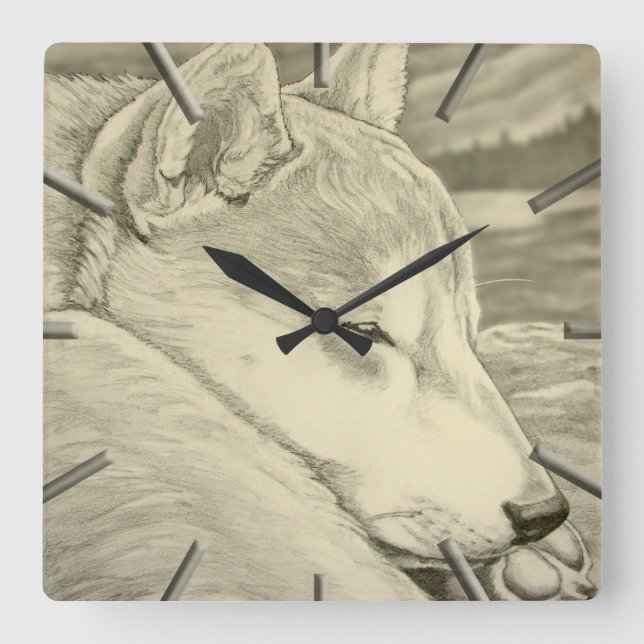 Shiba Inu Clock Gifts Decor 柴犬礼物 Wall Clock (Front)