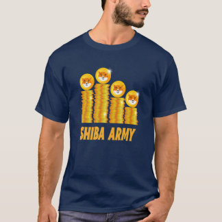 Shiba Inu Coin Crypto Token Cryptocurrency Wallet T-Shirt