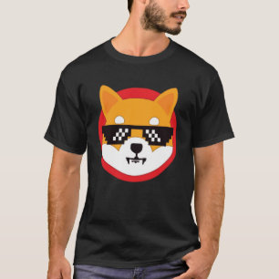 Shiba Inu Coin Doge Killer Shiba Inu Crypto Shades T-Shirt
