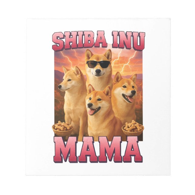 Shiba Inu Copy Copy Notepad (Front)