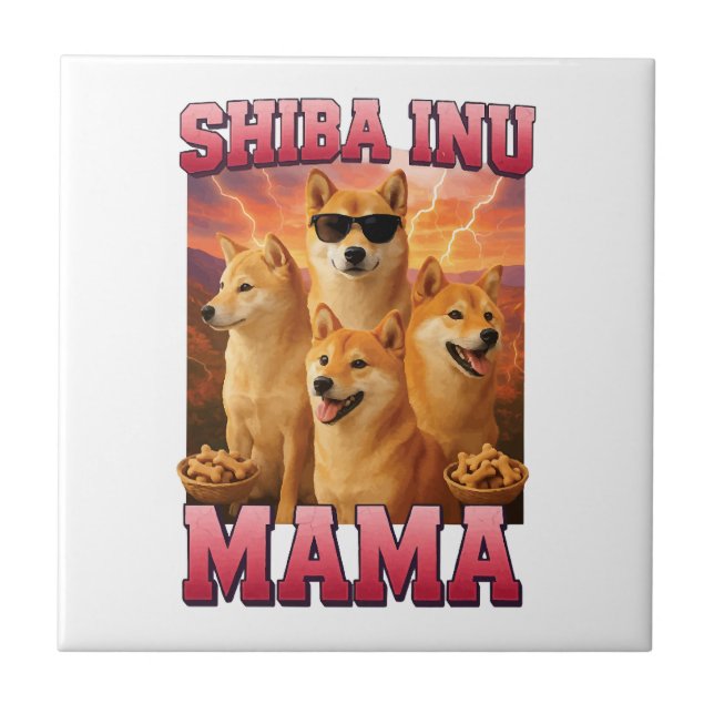 Shiba Inu Copy Copy Tile (Front)