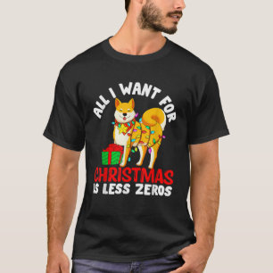 Shiba Inu Crypto Coin Token Christmas Tree Shiba D T-Shirt