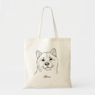 Shiba Inu Customizable Tote Bag