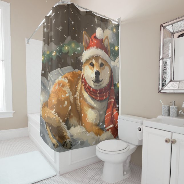 Shiba Inu Dog Christmas Festive (In Situ)