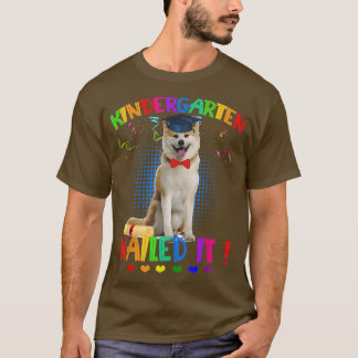 Shiba Inu Dog Graduation Class Of 22 Kindergarten  T-Shirt