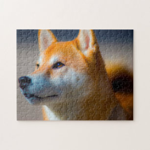 Shiba Inu Dog Jigsaws. Jigsaw Puzzle