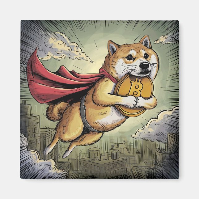 Shiba Inu Dog Magnet (Front)