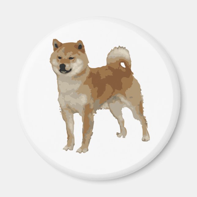 Shiba Inu Dog Magnet (Front)