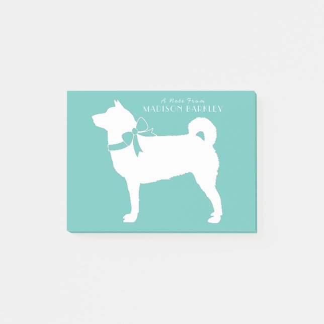 Shiba Inu Dog Puppy Post-it Notes (Front)