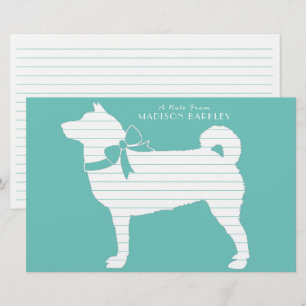 Shiba Inu Dog Puppy Stationery