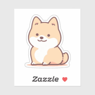 Shiba Inu Dog Sticker Kawaii