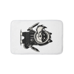 Shiba Inu Dragon Slayer Bath Mat