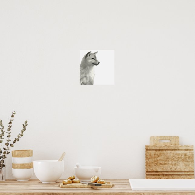 Shiba Inu Fantasy Anime Poster (Kitchen)
