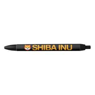 Shiba Inu Full Logo Image Black Ink Pen