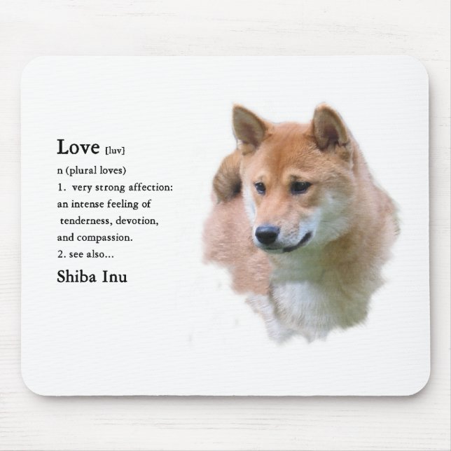 Shiba Inu Gifts Mouse Pad (Front)