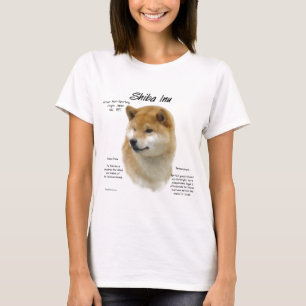 Shiba Inu History Design T-Shirt