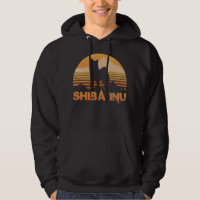 SHIBA INU Hoodie Vintage Retro Hoodie