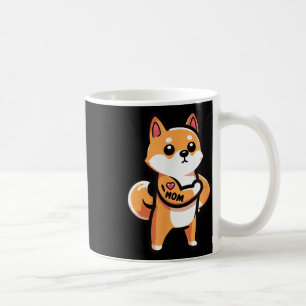 Shiba Inu I Love Mom Funny Dog Tattoo  Coffee Mug