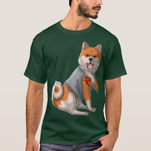 Shiba Inu I Love Mom Tattoo Dog  Funny Mother's Da T-Shirt