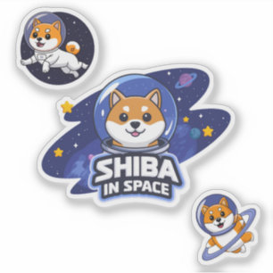 Shiba Inu in Space, Shiba Inu Sticker