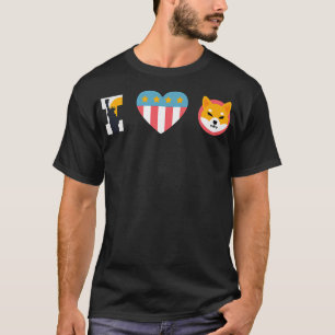 Shiba Inu J'aime Shiba Crypto SHIB T-Shirt Premium