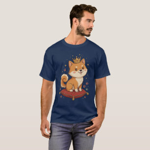 Shiba Inu King Cute Shiba Dog Lover Royal Crown T-Shirt
