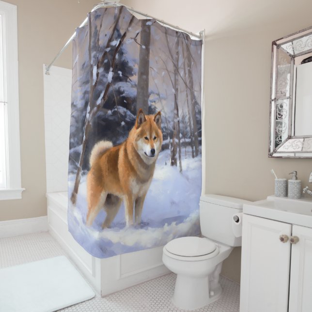 Shiba Inu Let It Snow Christmas  (In Situ)
