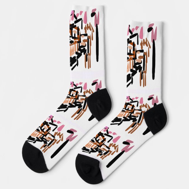 Shiba Inu Love  Socks (Left)
