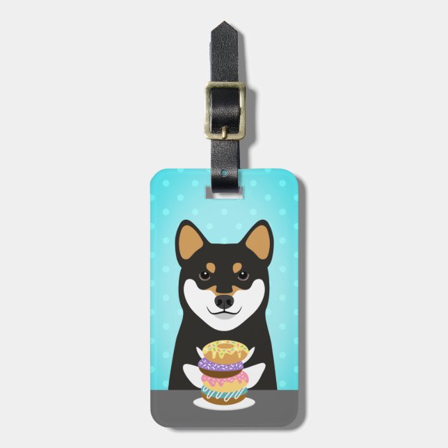 Shiba Inu Luggage Tags (Front Vertical)