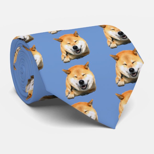 Shiba-inu Maru 芝犬まる Tie (Rolled)