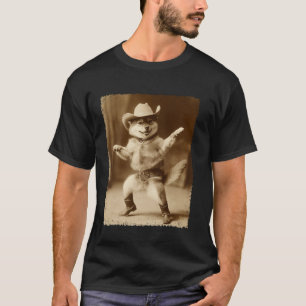 Shiba Inu Meme Funny Dog Silly Cowboy T-Shirt