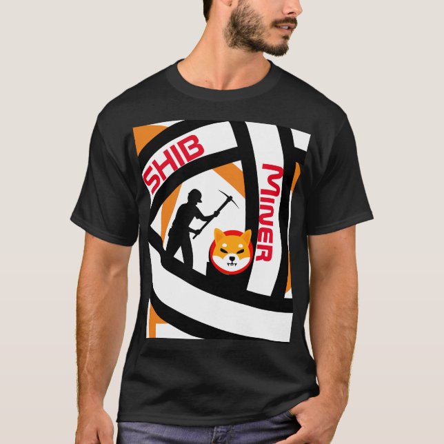 SHIBA INU MINER CRYPTO CURRENCY T-Shirt (Front)
