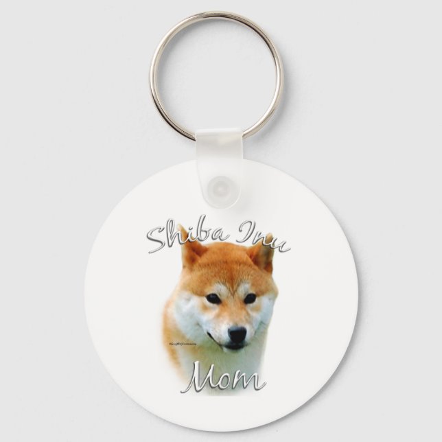 Shiba Inu Mom 2 Keychain (Front)
