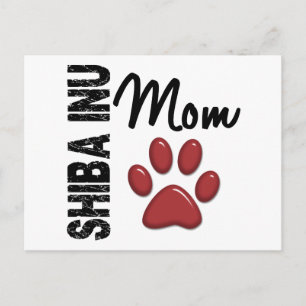 Shiba Inu Mom 2 Postcard