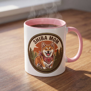 Shiba Inu Mom Coffee Mug Shiba Dog Mom Gift