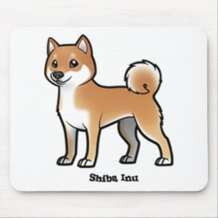 shiba inu mouse pad